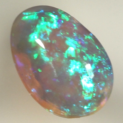 SOLID CRYSTAL OPAL Bright fire in a 3 dimensional pattern